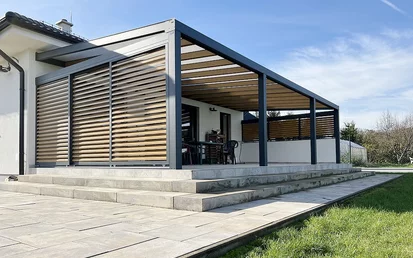 Hliníková pergola na mieru