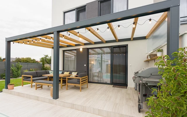 hlinikova pergola na terasu