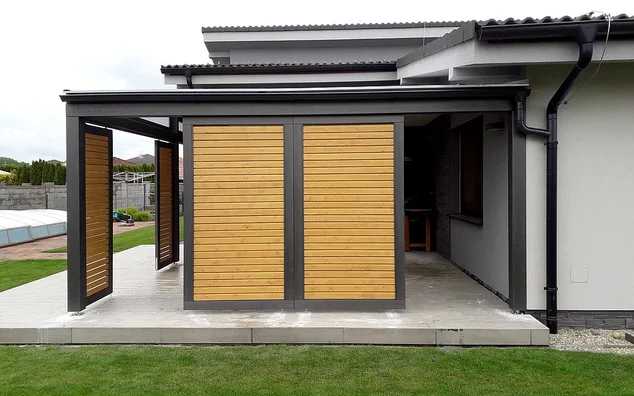 Hliníková pergola PTC montáž Senec