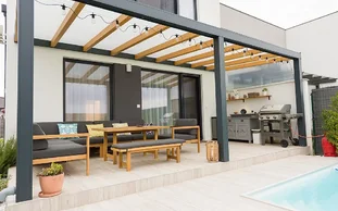 hliníková pergola zastrešenie terasy