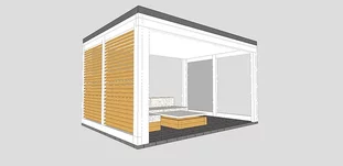 pergola - bočné tienenie pergola - bočné tienenie