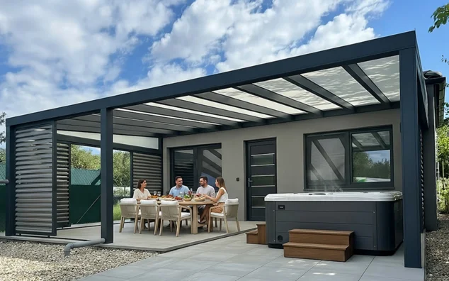 Pergola na veľkú terasu Pergola na veľkú terasu