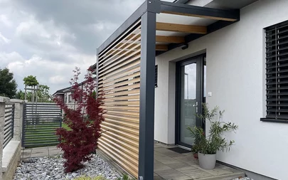 Pergola PTC prístrešok nad vchodové dvere 2500 x 1500 mm