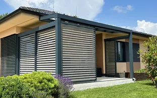 pergola s bočným tienením 2
