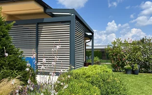 pergola s bočným tienením 3