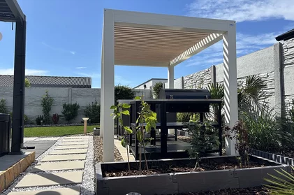 Pergola s fixnými lamelami 2