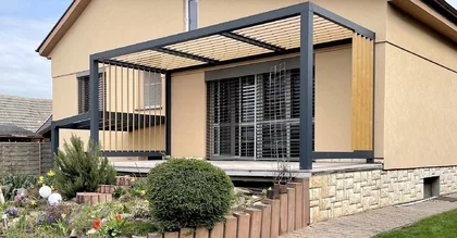 Pergola s fixnými lamelami 4