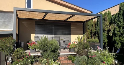 Pergola s fixnými lamelami 5