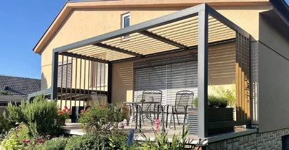 Pergola s fixnými lamelami 6