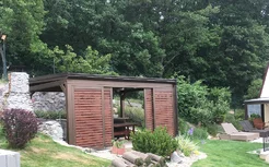 Pergola s posuvným tienením na mieru