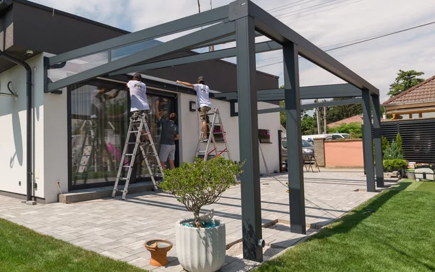 pergola z hliníka