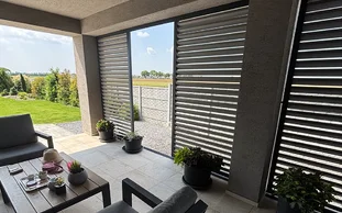 Tieniace panely na terasu
